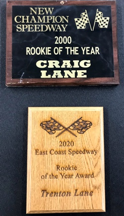 Trenton Lane and Craig Lane Champion Speedway Rookie of the Year