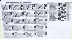 Fast Friday Pee Wee Championship Program