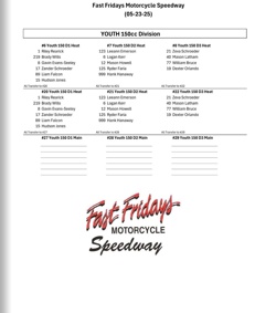 Fast Fridays