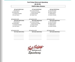 Fast Fridays