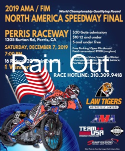 2018 AMA/FIM North American Speedway Final Flyer